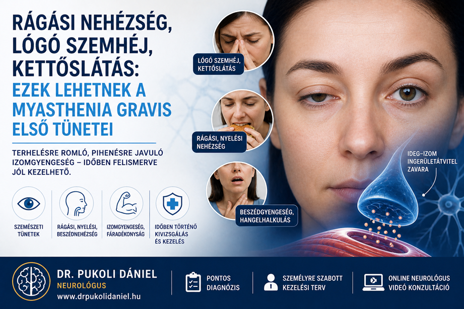 Myasthenia gravis tünetei
