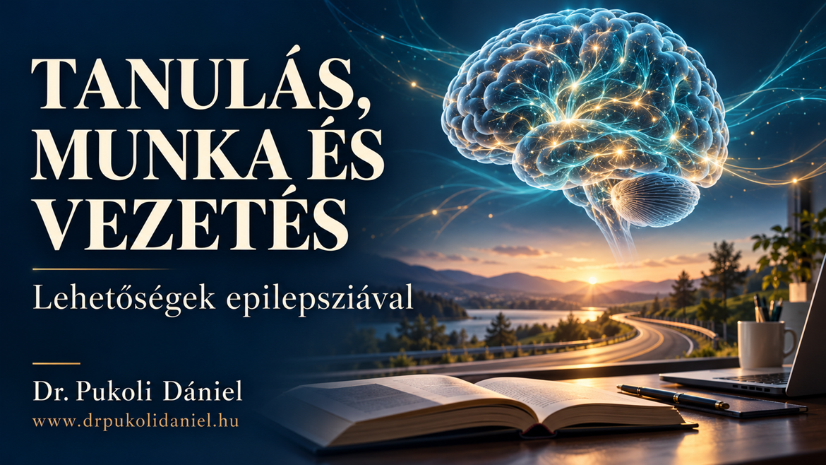 Tanulás, munka és vezetés epilepsziával – neurológiai útmutató Dr. Pukoli Dánieltől.